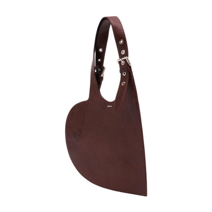 Belt Heart Tote Bag - Coperni - Leder - Braun