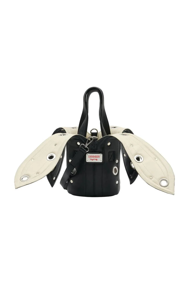 Banana Handtasche - Charles Jeffrey Loverboy - Leder - Schwarz