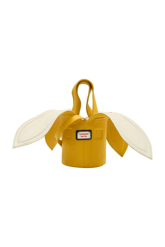 Banana Handtasche - Charles Jeffrey Loverboy - Leder - Gelb