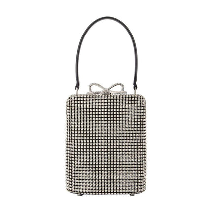 Crystal Fishnet Handtasche - SELF PORTRAIT - Synthetik - Silber