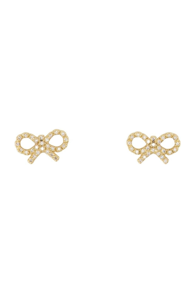 Micro Bow Ohrringe - SELF PORTRAIT - Vergoldet - Vergoldet