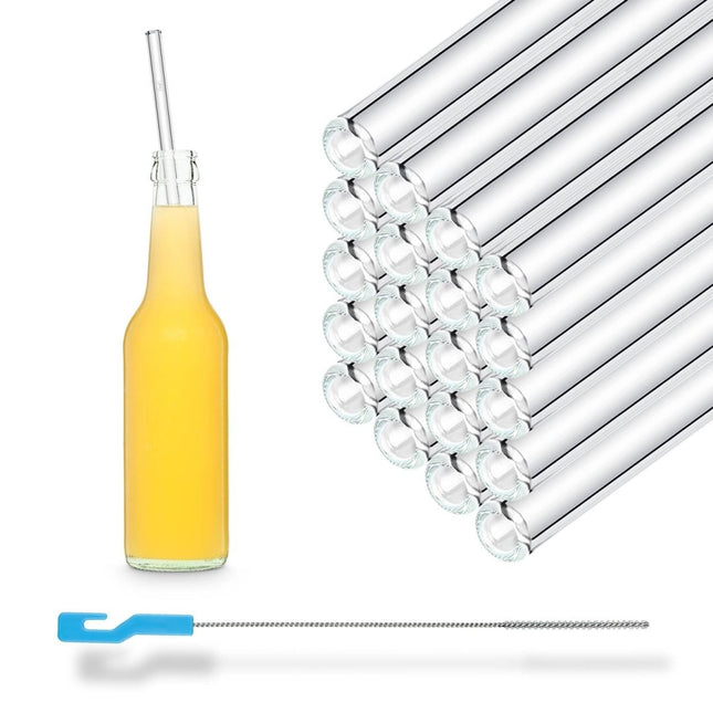 SEO. 50x 30cm Glasstrohhalme für Flaschen von 0,33 bis 1 Liter für jeden Anlass - Linkreich