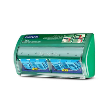 Salvequick röntgendetektierbarer pflasterspender, inkl. 2x30 gipsnachfüllungen | Packung (1 Stück)