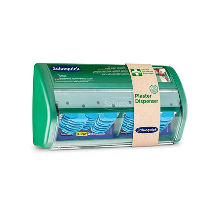 Salvequick röntgendetektierbarer pflasterspender, inkl. 2x30 gipsnachfüllungen | Packung (1 Stück)