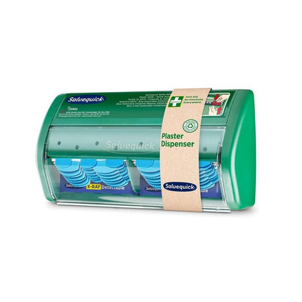 Salvequick röntgendetektierbarer pflasterspender, inkl. 2x30 gipsnachfüllungen | Packung (1 Stück)