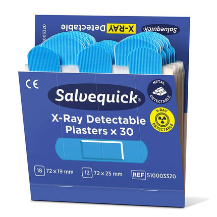 Salvequick röntgendetektierbar, 30 stück/nachfüllung. | Packung (6 Stück)