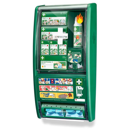 Cederroth erste hilfe & verbrennungsstation | Karton (1 Packung)