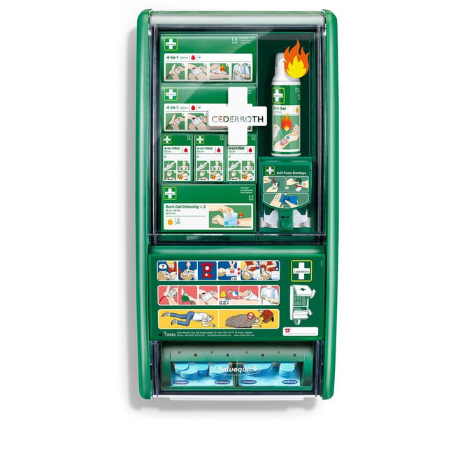 Cederroth erste hilfe & verbrennungsstation | Karton (1 Packung)