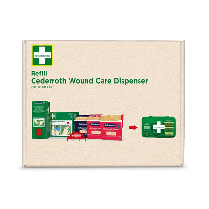 Cederroth first aid nachfüllpackung für cederroth wundpflegespender ref 51011006. | Karton (1 Packung)