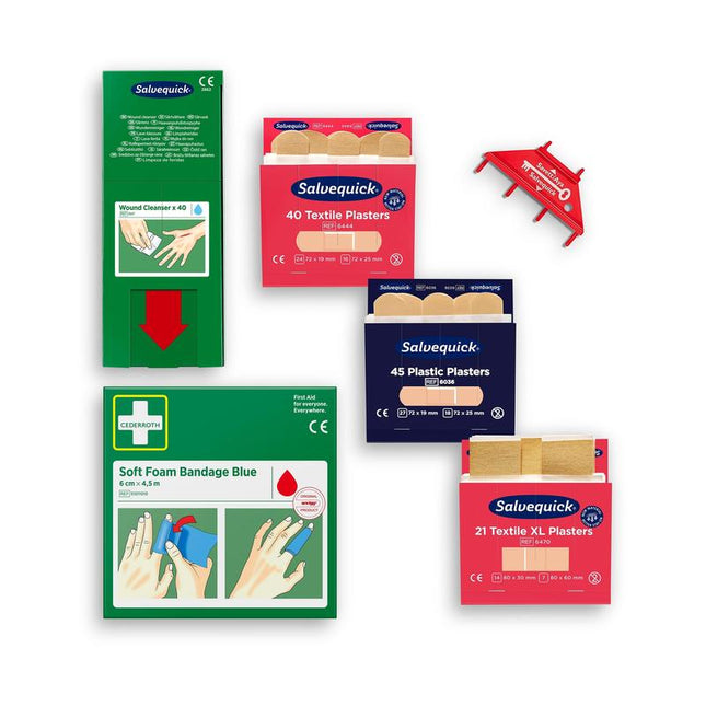 Cederroth first aid nachfüllpackung für cederroth wundpflegespender ref 51011006. | Karton (1 Packung)