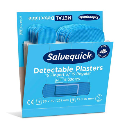 Fingerspitze/normal blau erkennbar, 30 stück/mine | Packung (6 Stück)