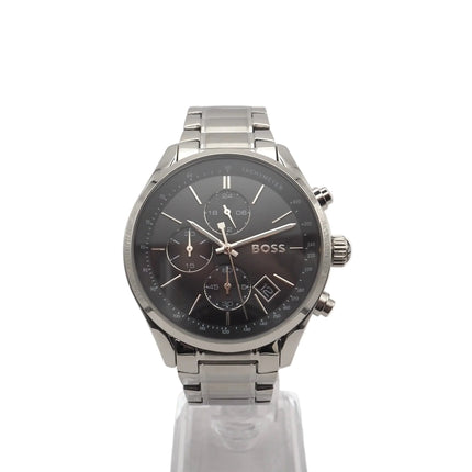 Boss Grand Prix Chronograph 1513477 Herrenuhr Edelstahl Silber Neu OVP