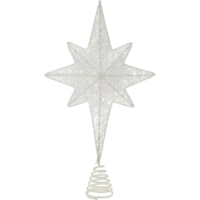 Tannenbaumspitze weiß LED Weihnachtbeleuchtung Tannenbaumbeleuchtung