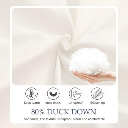 LSHDCER Baby Kleinkind Schneeanzug Jungen Mädchen Winteranzug Skianzug Daunenjacke mit Fellkapuze & Daunenhose Bekleidungsset 2tlg Outfit