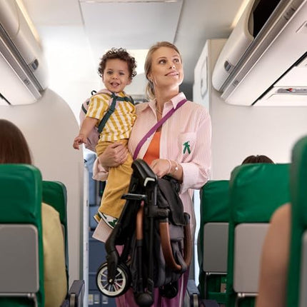 Bebeconfort Zephir, kompakter Baby Kinderwagen, 0–4 Jahre (bis zu 22 kg), leichter Reise Buggy (4,5 kg), in Kabinengröße, flacher und verstellbarer Sitz, Aufbewahrungskorb, Mineral Green