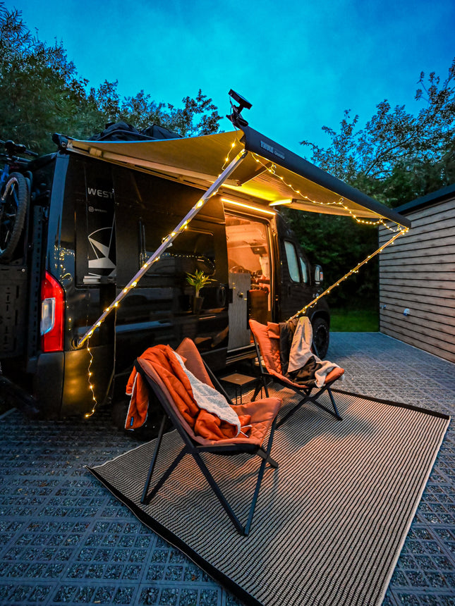 The Solar Awning String Lights - Waterproof IP65 - For All Awnings