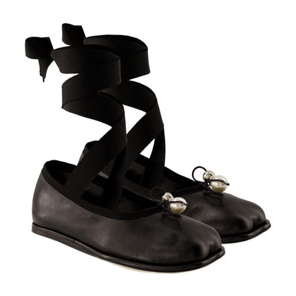 Heart Toe Ballerinas - Simone Rocha - Leder - Schwarz