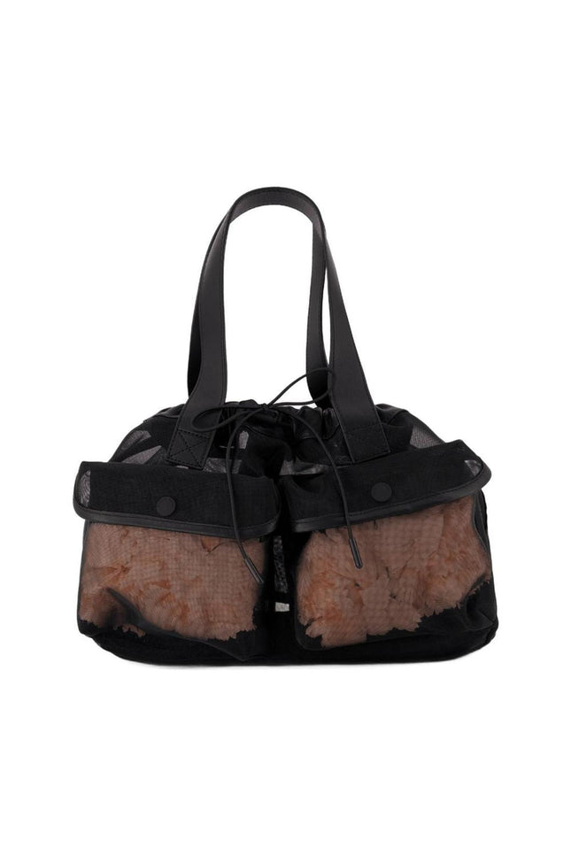 Cabas Mini Sheer Stuffed - Simone Rocha - Polyester - Schwarz
