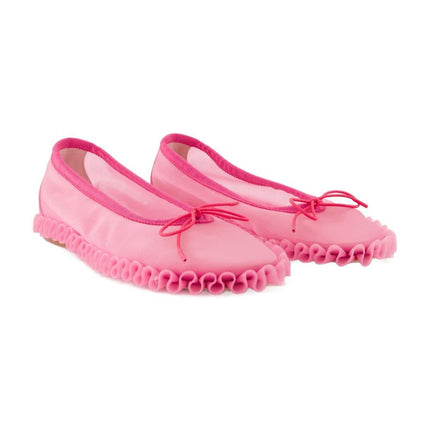 Tutu Frill Ballerinas - Simone Rocha - Mesh - Rosa