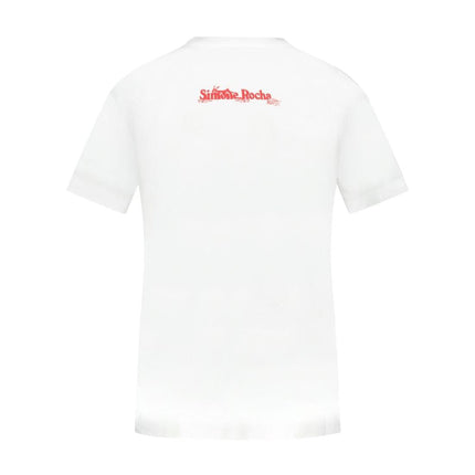 Hare Illustration T-Shirt - Simone Rocha - Baumwolle - Weiß