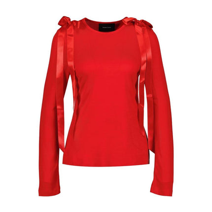 Bow Tail T-Shirt - Simone Rocha - Synthetik - Rot