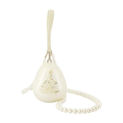 Micro Egg Schultertasche - Simone Rocha - Synthetik - Weiß