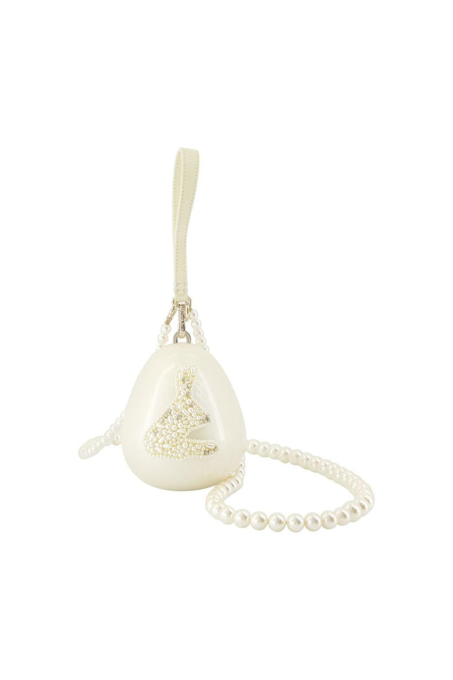 Micro Egg Schultertasche - Simone Rocha - Synthetik - Weiß