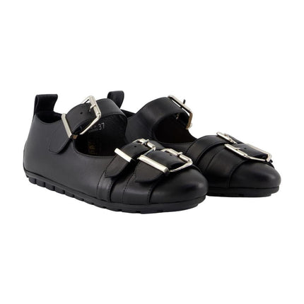 Buckle Grip Ballerinas - Simone Rocha - Leder - Schwarz
