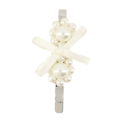 Mini Flower Haarspangen - Simone Rocha - Perle - Weiß