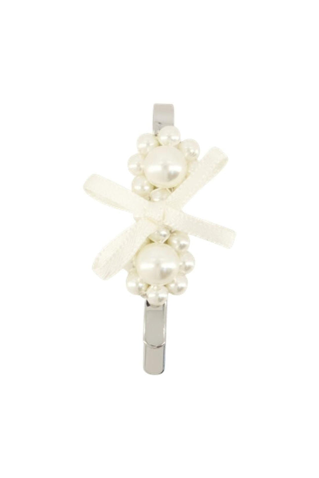 Mini Flower Haarspangen - Simone Rocha - Perle - Weiß