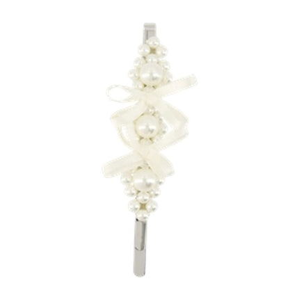 Haarspangen Petite Bow - Simone Rocha - Perle - Weiß