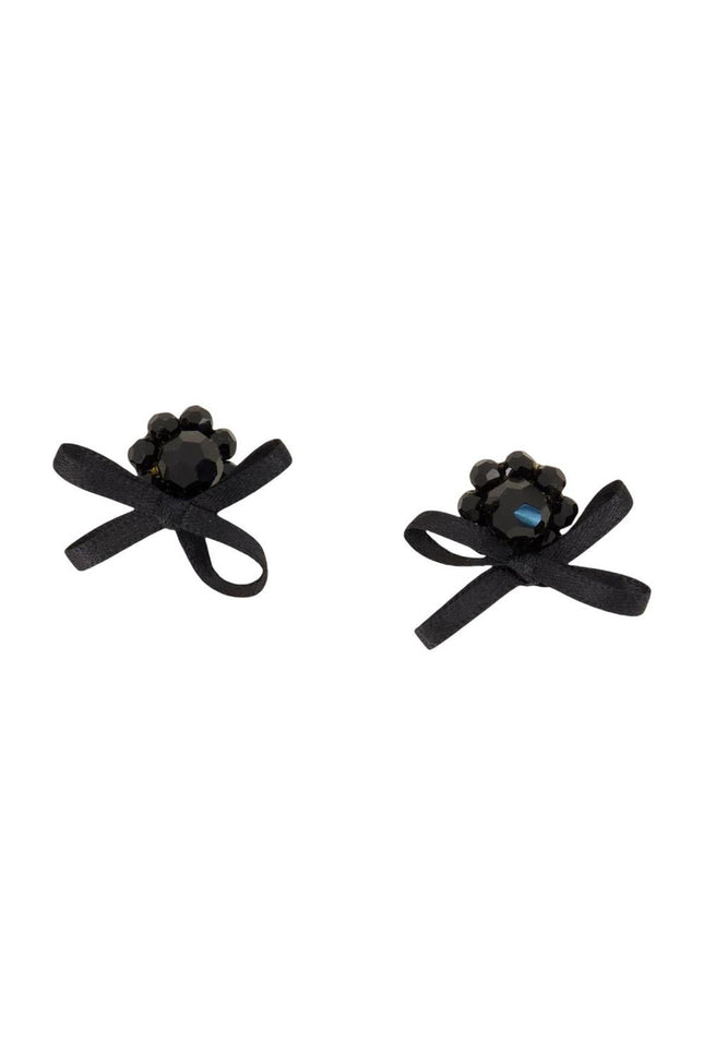 Petite Daisy Ohrringe - Simone Rocha - Crystal - Schwarz