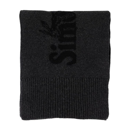 Logo-Schal - Simone Rocha - Wolle - Schwarz