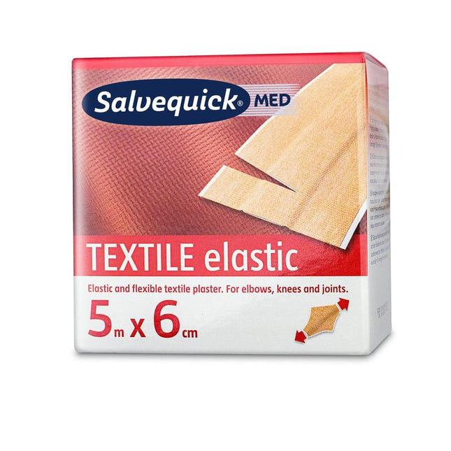 Salvequick Textilplåster 6 cm 5 m | Packung (1 Stück)