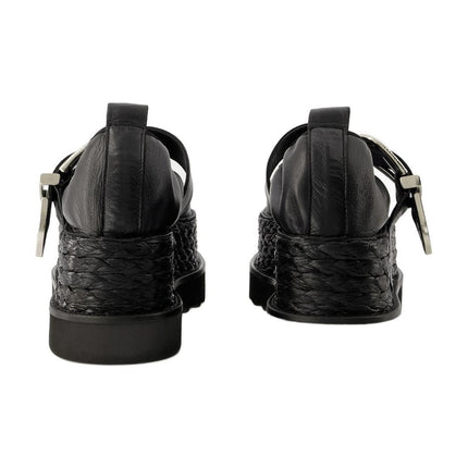 Mokassins Aj1314 - Toga Pulla - Leder - Schwarz