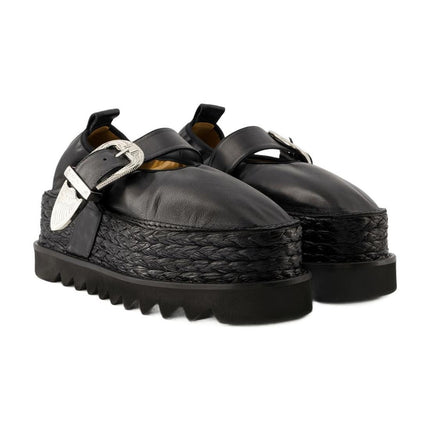 Mokassins Aj1314 - Toga Pulla - Leder - Schwarz