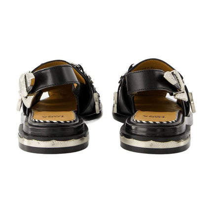 Sandalen Aj1312 - Toga Pulla - Leder - Schwarz