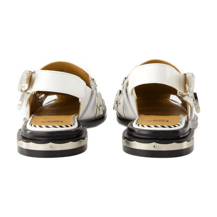 Sandalen Aj1312 - Toga Pulla - Leder - Weiß