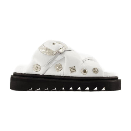 Sandalen Aj1317 - Toga Pulla - Leder - Weiß