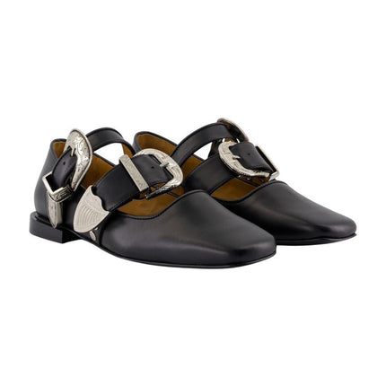 Ballerinas Aj1408 - Toga Pulla - Leder - Schwarz