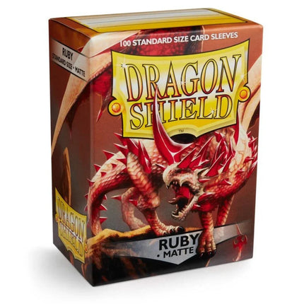 Dragon Shield Kartenhüllen 63 x 88mm Matte Sleeves Ruby (100)