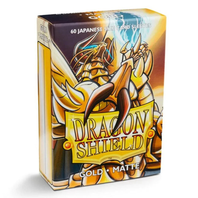 Dragon Shield Kartenhüllen Sleeves Japanische Größe Matte (60) Gold