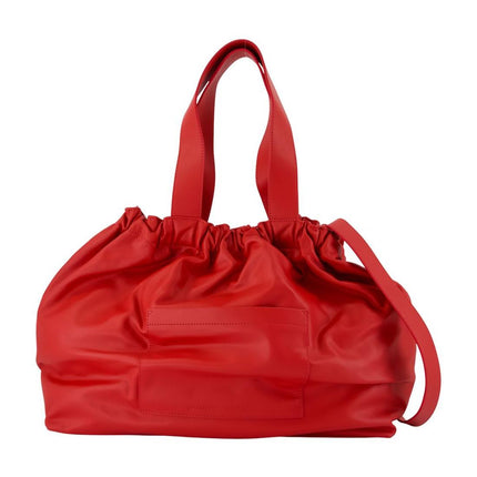 Saemmi L Schultertasche - Samsoe Samsoe - Leder - Rot