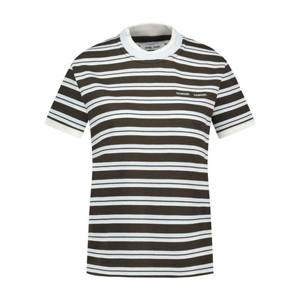 Sacamina Ss T-Shirt - Samsoe Samsoe - Baumwolle - Braun