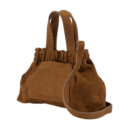 Saemmi Midi Handtasche - Samsoe Samsoe - Leder - Braun