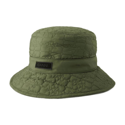 Bob Quilted Tech - Ganni - Synthetik - Khaki