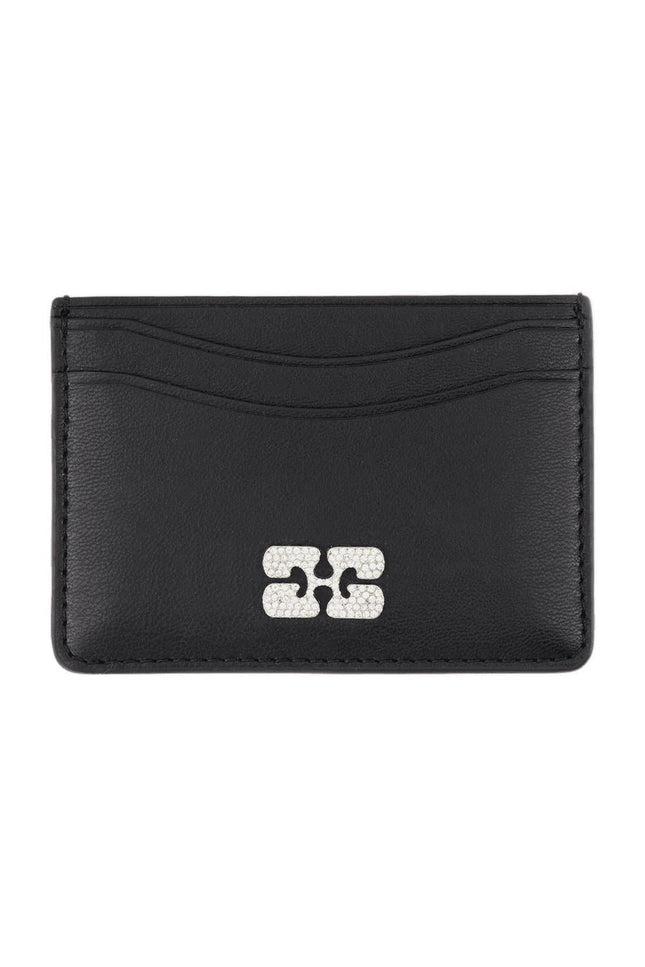 Kartenhalter Ganni Bou - Ganni - Leder - Schwarz