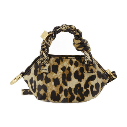 Bou Nano Schultertasche - Ganni - Leder - Leopard