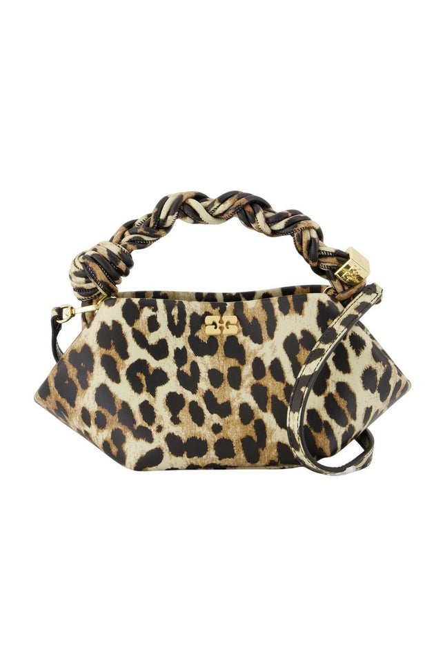 Bou Mini Schultertasche - Ganni - Leder - Gedruckt