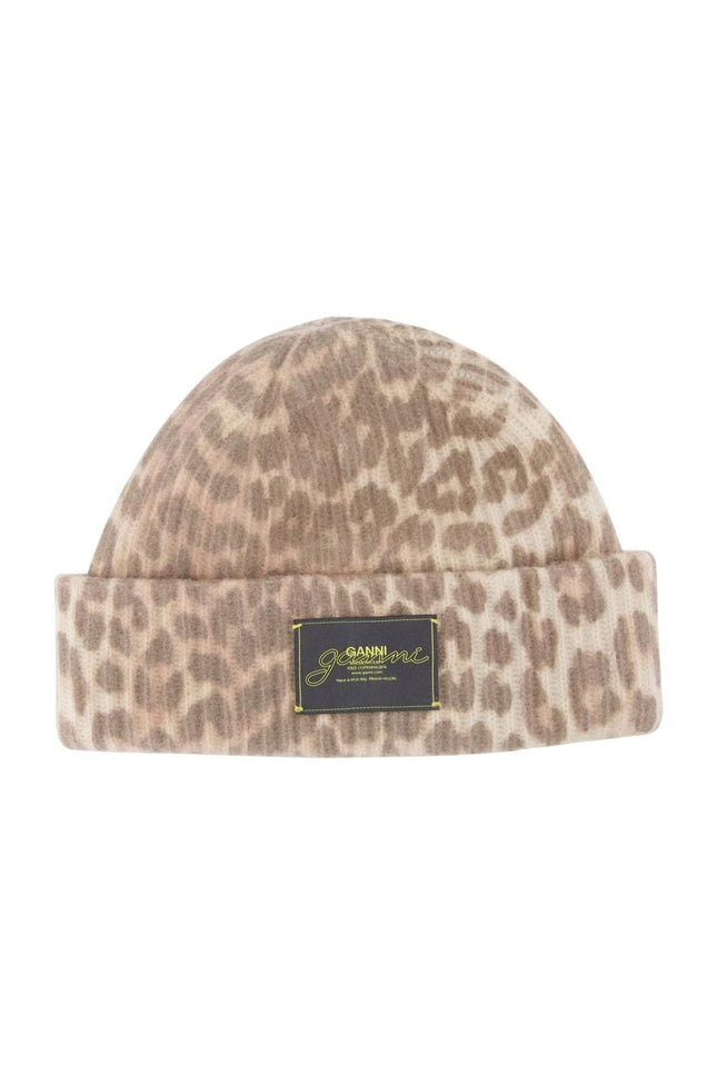 Leopardenmütze - Ganni - Wolle - Bedruckt